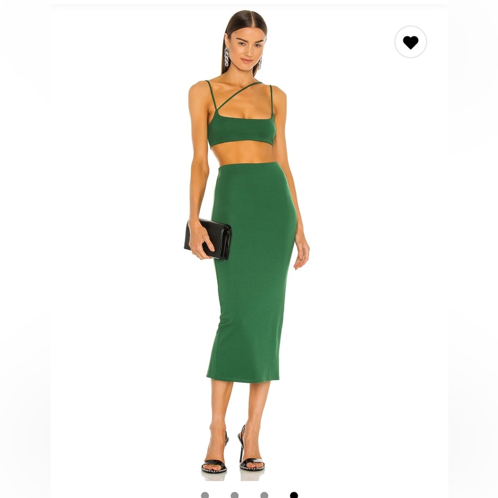 Michael Costello x Revolve Green Two Piece